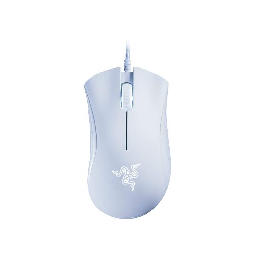 Mouse Gamer Razer DeathAdder Essential Ergonomico 5 Botones programables - Blanco