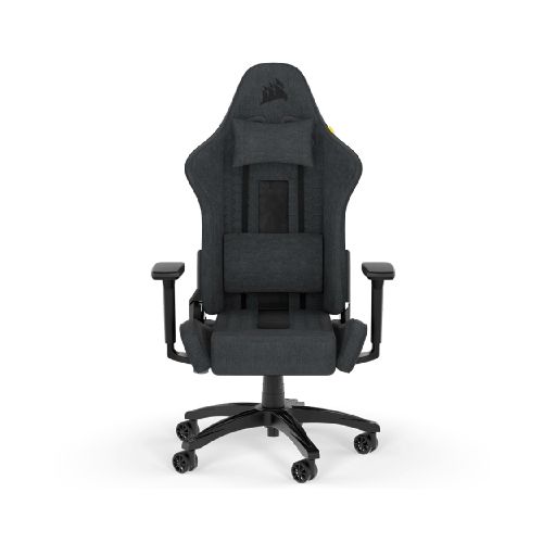 Silla Gamer Corsair TC100 Relaxed Fabric Tela Comoda y Duradera 120Kg - Gris y Negro