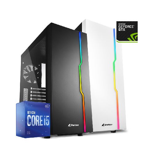 PC Computadora Gamer Core i5-10400F 16GB Ram DDR4 120GB SSD + 1TB HDD con Video GTX 1650 4GB GDDR6