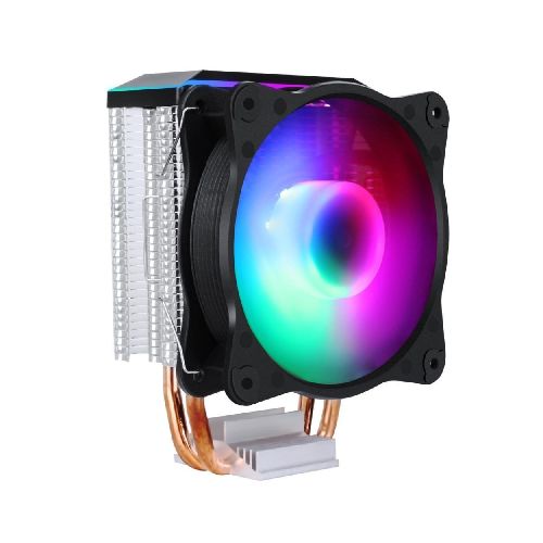 Disipador Fan Cooler de Aire para CPU Sama KA200D ARGB Para Intel y AMD - Negro