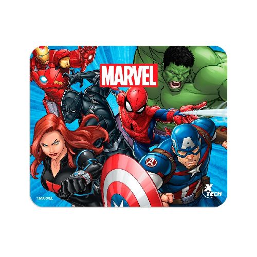 Mouse Pad X-TECH Marvel Avengers XTA-M100AV Base Antideslizante 22x18x0,2 Cm.