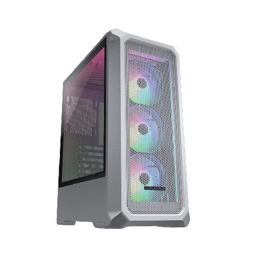 Gabinete Gaming Cougar Archon 2 Mesh RGB Blanco Mid Tower Malla Superior y Frontal 3x Fanes ARGB