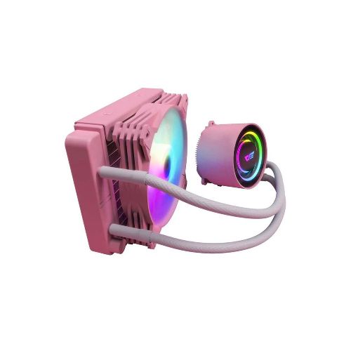 Water Cooling Refrigeracion Líquida DarkFlash DX120 RGB INTEL / AMD - Rosado