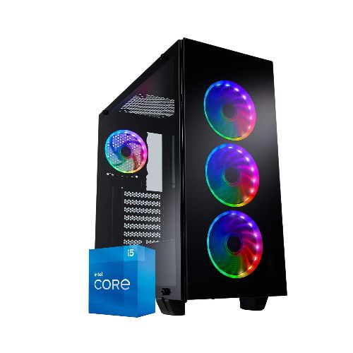 PC Computadora Gamer Core i5-10400F 16GB 240GB SSD + 1TB HDD Video NVIDIA GeForce RTX 3060 12GB GDDR6