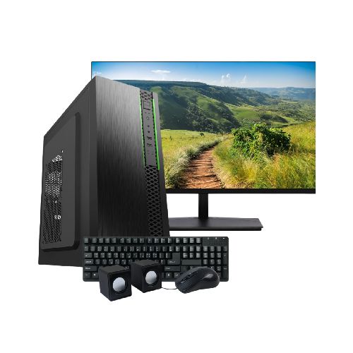 Pc Computadora Completa Intel Dual Core 775 8GB 500GB SSD + Perifericos + Monitor LED Nuevo 22'' + WiFi