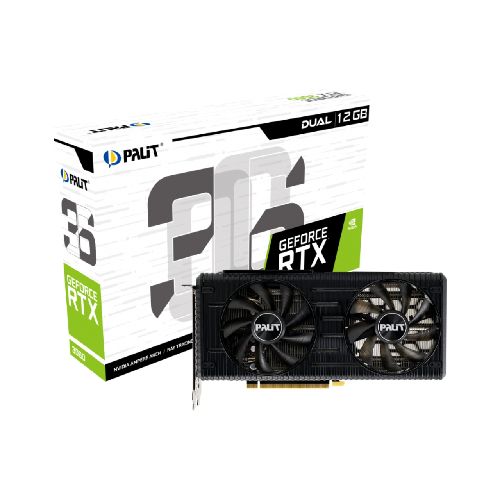 Tarjeta de Video Palit GeForce RTX 3060 Dual 12GB GDDR6 192bit HDMI/D-Port