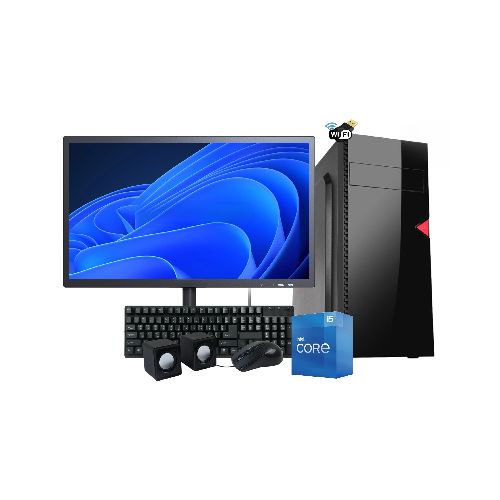 Pc Computadora Completa Core i5-6400 Sexta Generación 8GB DDR4 240GB SSD WiFi Windows 10 + Monitor LED 19''