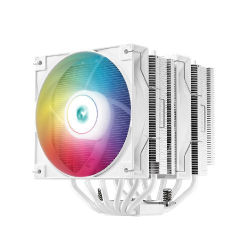 Disipador Fan Cooler de Aire para CPU DeepCool AG620 WH ARGB Digital Intel y AMD - Blanco