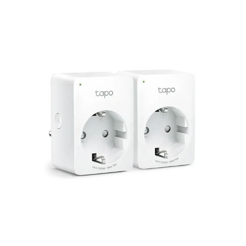 Enchufe Inteligente Smart Wifi TP-Link Tapo P100 Controla los Dispositivos por Voz y App y Ahorra energía - Pack x2