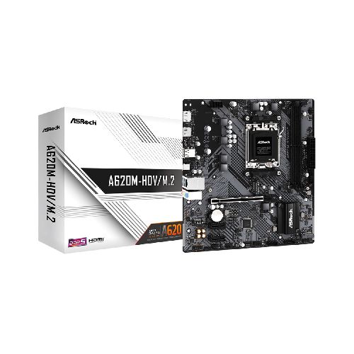 Motherboard ASRock A620M-HDV/M.2 Socket AM5 AMD DDR5 PCIe 4.0 Hyper M.2 Gigabit LAN HDMI/D-Port