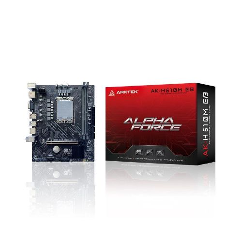 Motherboard Arktek AK-H610MB EG M.2 Socket LGA 1700 para Intel Generación 12