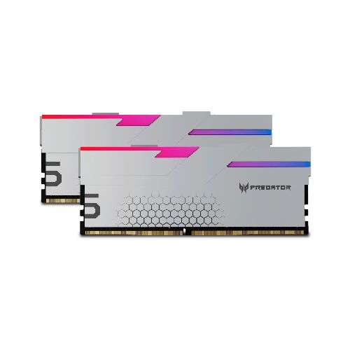 Memoria RAM DDR5 32GB (2x16GB) Acer Predator Hermes RGB 6800MHz White Gaming Premium