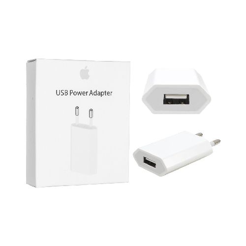 Cargador Apple MD813 5W iPhone Original USB a Corriente 220v