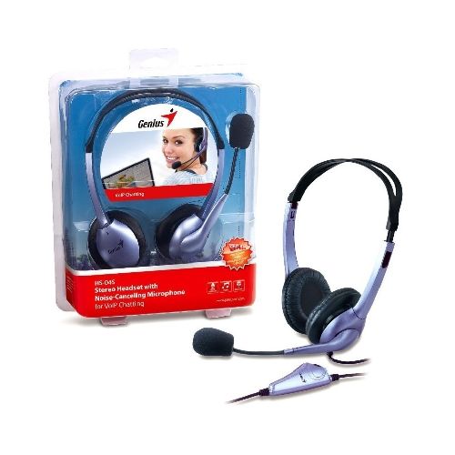 Auriculares Genius HS-04S con Microfono y Anulacion de Ruido