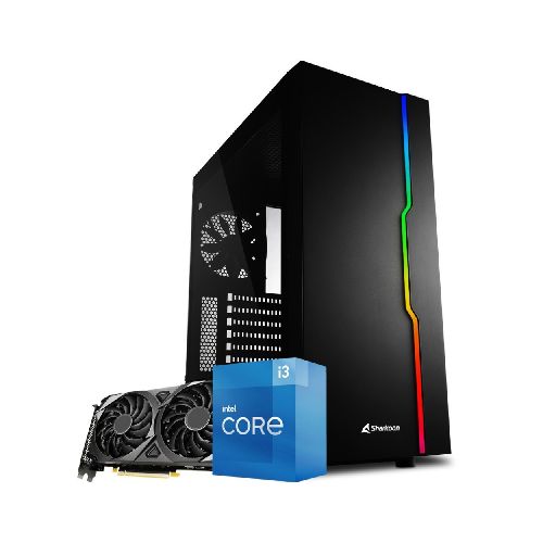 PC Computadora Gamer Core i3-6100 6ta Gen. 16GB Ram DDR4 480GB SSD NVIDIA GeForce RTX 3050 8GB GDDR6