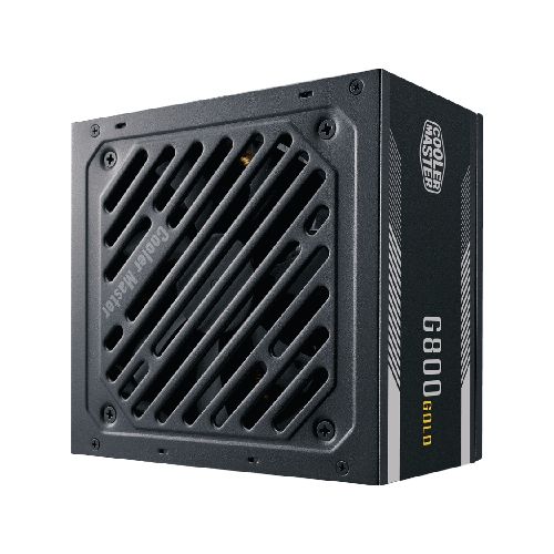 Fuente Gamer Cooler Master G800 Gold 800W Reales 80 Plus Gold