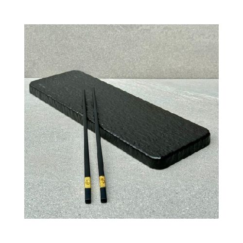 Plato Rectangular Ceramica Para Sushi Largo 36cm x Ancho 12cm x Alto 2cm