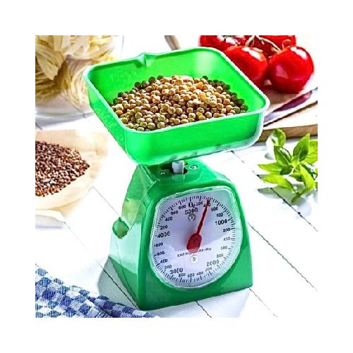 Balanza Cocina 5 Kg Analógica Plástico Verde