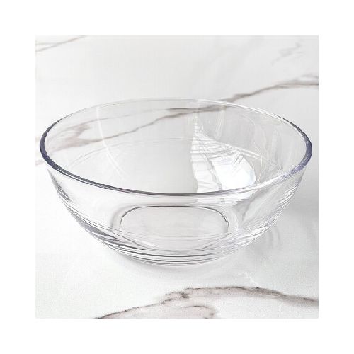 Bowl Vidrio Transparente Alto 9cm x Ø 20cm