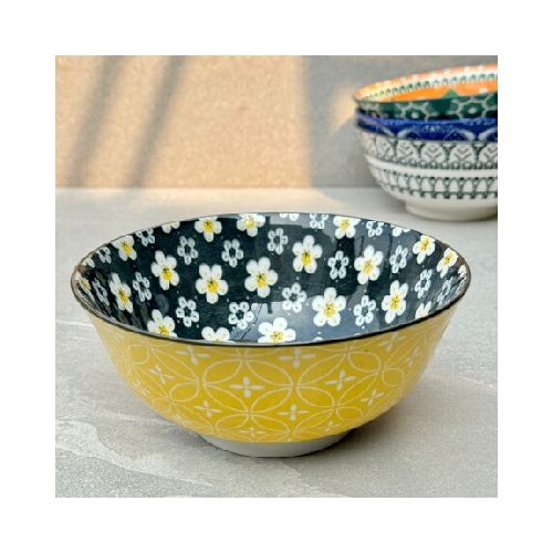 Juego De 4 Bowls Ensaladera Cerámica Ø 18cm x Alto 8cm