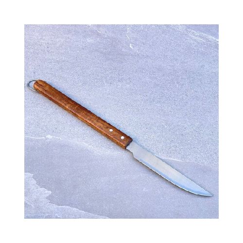 Cuchillo Asado 45CM Acero Inoxidable Mango Madera