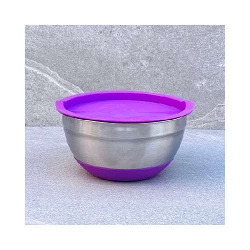 Bowl de Acero Inoxidable C/ Base de Silicona Ø 18cm x Alto 9cm