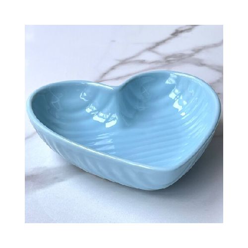 Bowl Corazón Cerámica Largo 18cm x Ancho 15cm x Alto 5cm