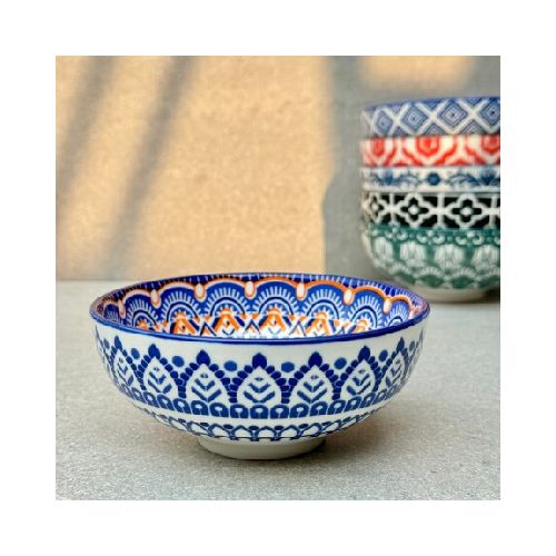 Juego De 6 Bowls Ensaladera Cerámica Ø 12cm x Alto 5cm