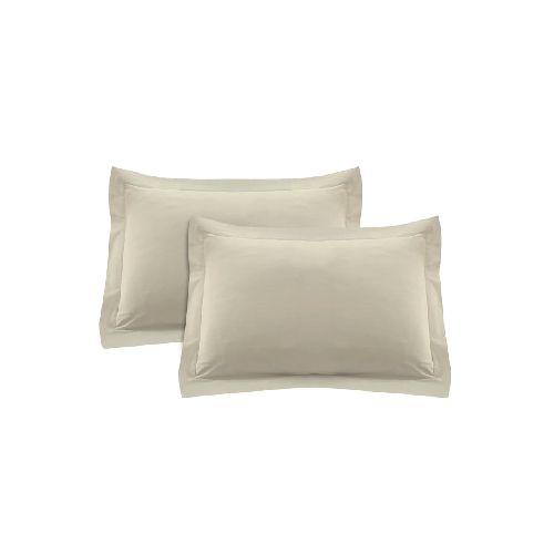 Set x 2 Funda para Almohada con Volado Percal - 60 x 80 cm Liso