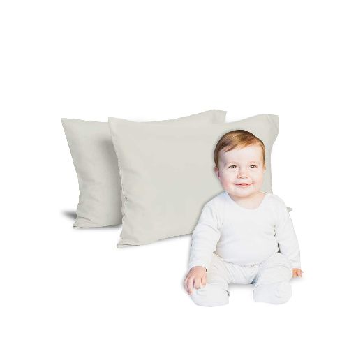 Set x 2 Fundas para Almohada Bebe Percal - 30x40 cm