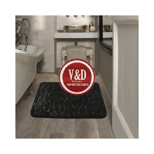 ALFOMBRA DE BAÑO 45*70CM NEGRA G1298-1 J4 