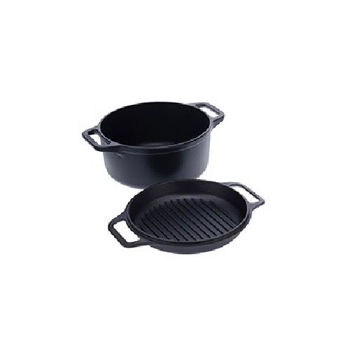 Olla C/Tapa Victoria Doble Uso Hierro Curado 6l/26cm C/Asas  • GoStore