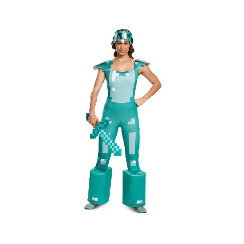 Disfraz Dama Adulto Minecraft Armor • GoStore