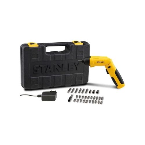 Atornillador Articulado Stanley Litio 4V+ 30 Accesorios con Maleta • GoStore