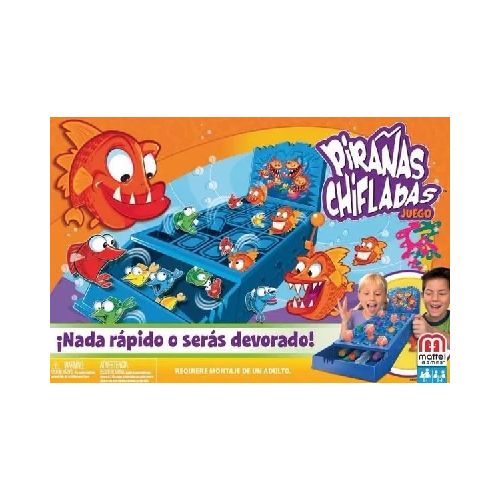 Pirañas Chifladas Juego de Mesa Mattel • GoStore