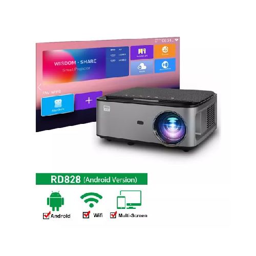 Proyector Rigal Rd-828 Android + Wifi + Bt 3800lm • GoStore