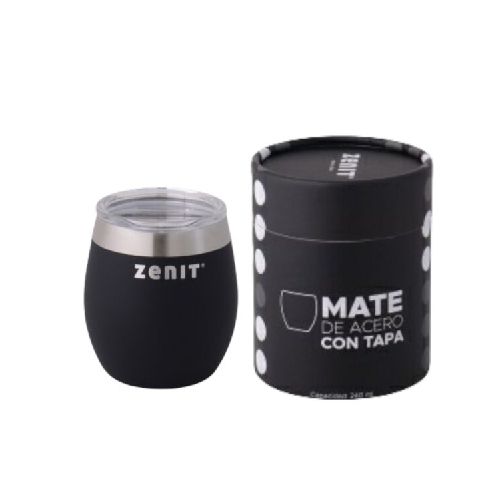 Mate Zenit de Acero con Tapa • GoStore