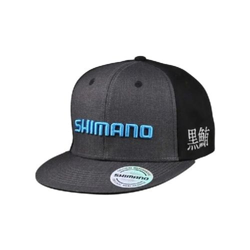 Gorro Shimano Cap Flat Visor Negro/Gris • GoStore