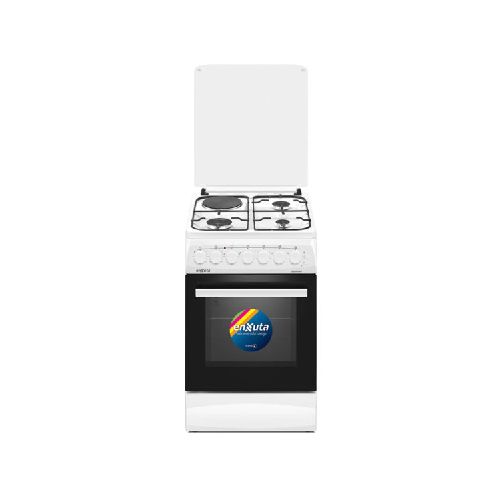 Cocina Combinada Enxuta 3+1 Disco Cenx5546w Blanca • GoStore