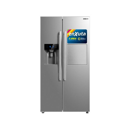 Refrigerador Enxuta Side By Side Frío Seco Inverter 490 Litros con Dispensador y Bar • GoStore