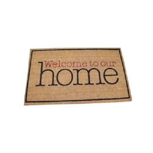 FELPUDO DE COCO ALTO WELCOME TO OUR HOME 45 x 75 • GoStore