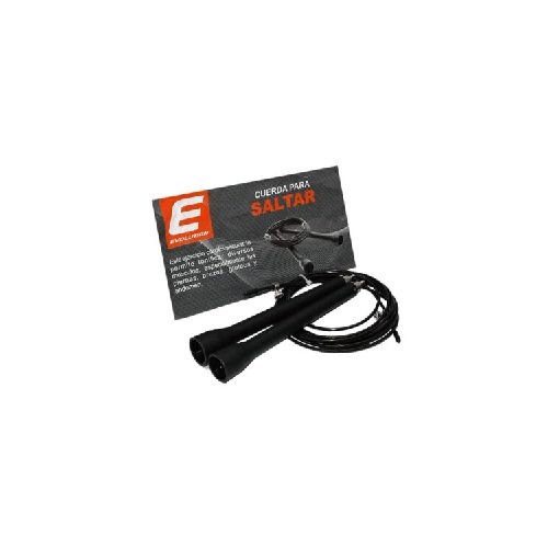 CUERDA DE SALTAR CROSSFIT NEGRA EVOLUTION FITNESS • GoStore