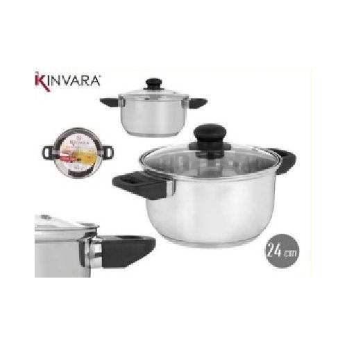 Olla kinvara De Acero Inoxidable 24Cm • GoStore