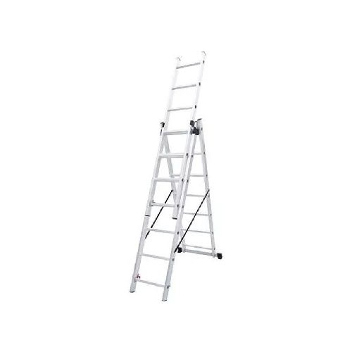 Escalera de Aluminio Coliza 3 Tramos Altura 6,94 Mtrs • GoStore