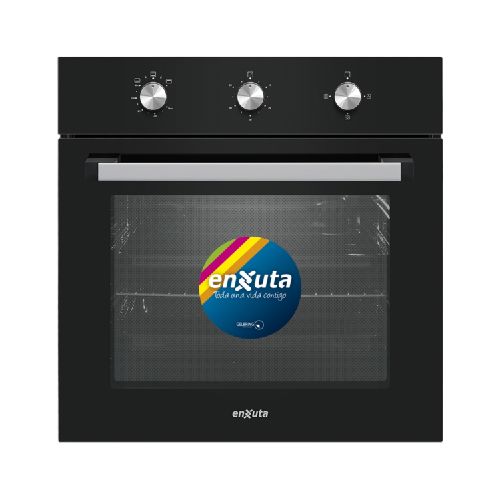 Horno a Gas Enxuta de Empotrar Negro con Conveccion • GoStore