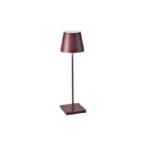 Lámpara de Mesa Roger Recargable Dimerizable Rojo Vino RSJC003-RSJC03RW