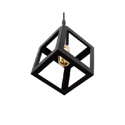 Lámpara Colgante Cube Negro ACDIC-ACDICE27