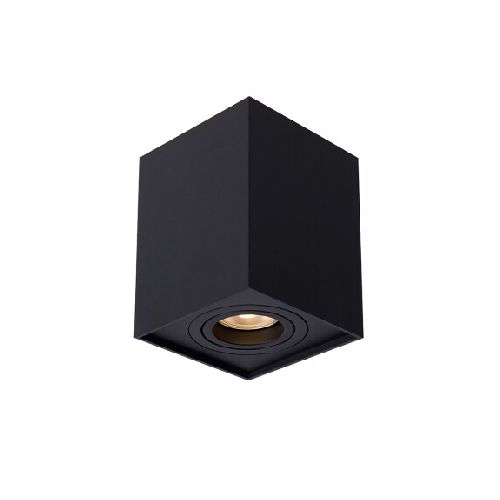 Lámpara de Techo Lux Bari Downlight Cuadrado Negro ADBCS96-ADBCS96N