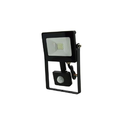 Foco Reflector Led 10w C/sensor Luz Fría - 1 Año De Garantía - Lamparas Uy