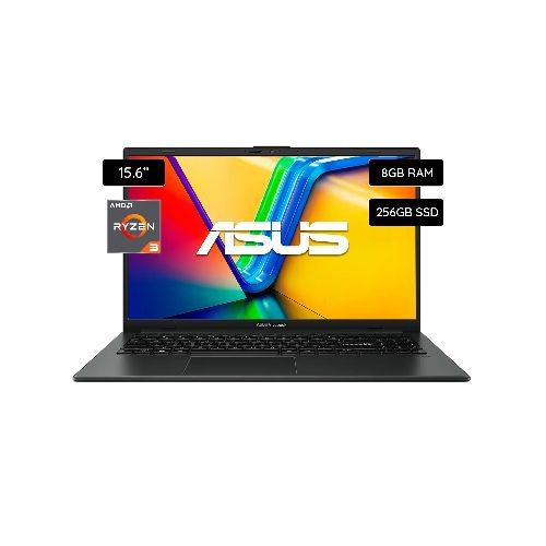 Notebook Asus Vivobook Ryzen 3 8gb 256gb 15.6